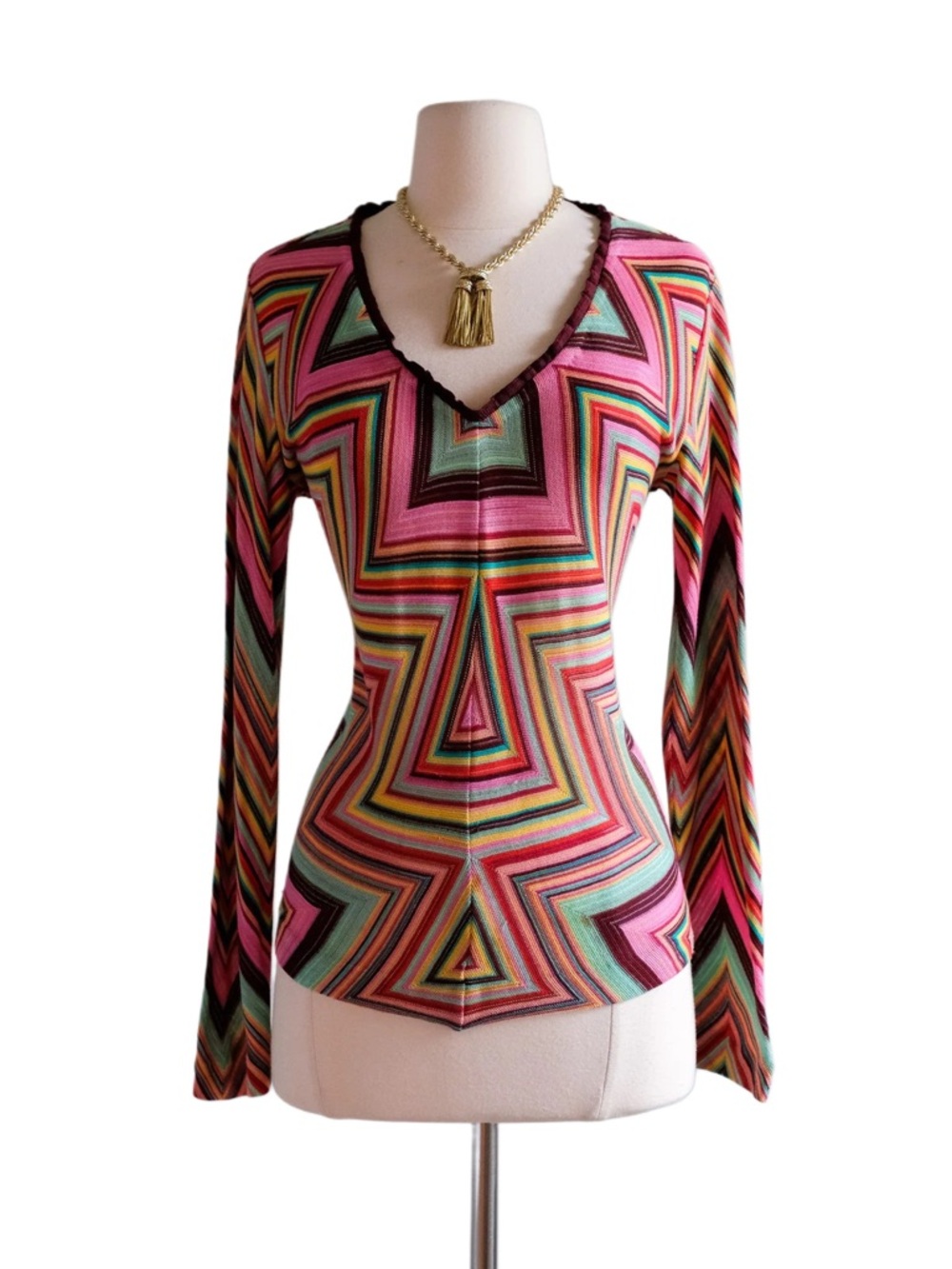 Missoni Multicolor Long Sleeve Tee
